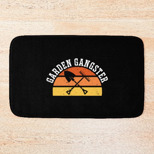 GARDEN GANGSTER I Plants Gardener Gardening Bath Mats