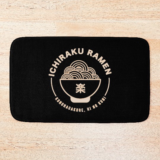 Ichiraku Ramen Hidden Leaf Bath Mats