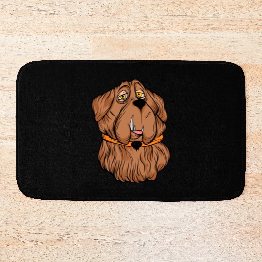 Funny Gothic Dog Owners Pet Lover Gift Ideas Bath Mats