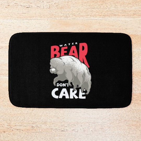 Moss Piglet Science Biology Tardigrade Lover Bath Mats