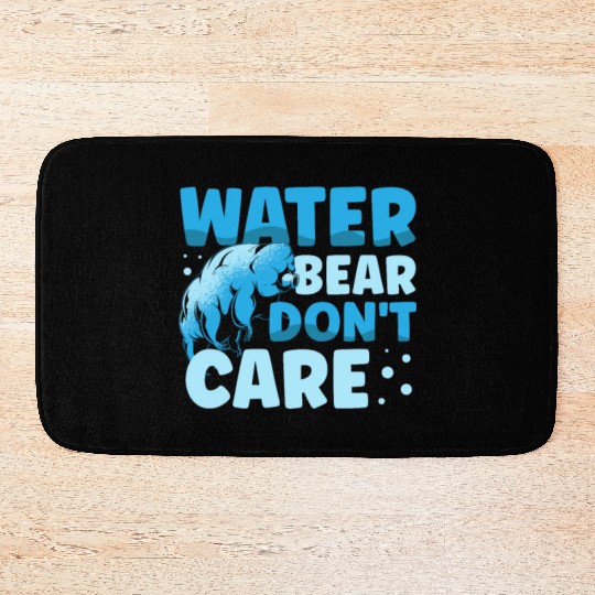 Moss Piglet Science Biology Tardigrade Lover Bath Mats