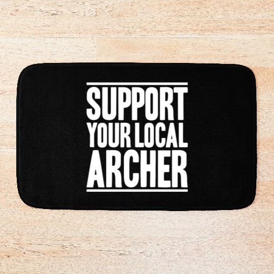 Archer Archery Bow Hunting Bowman Arrow Bow Hunter Bath Mats