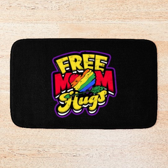 Free mom hugs - mom Bath Mats