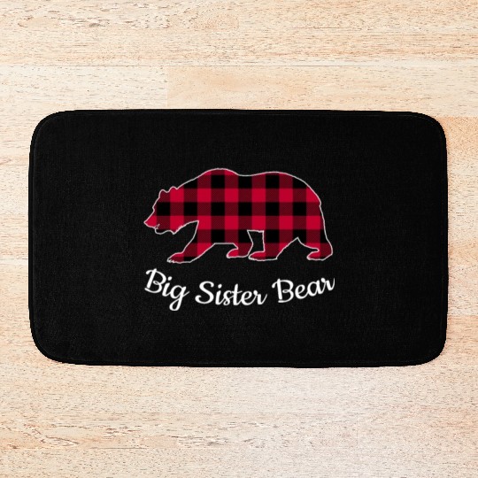 Big Sister Bear Bath Mats