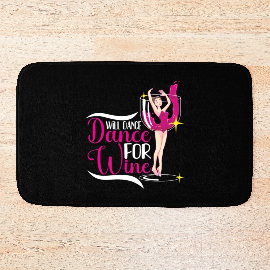 Ballet Ballerina Dance Dancer Dancing Ballet Gift Bath Mats