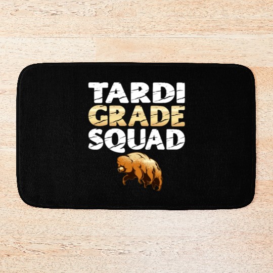 Tardigrade Squad Moss Piglet Science Lover Bath Mats