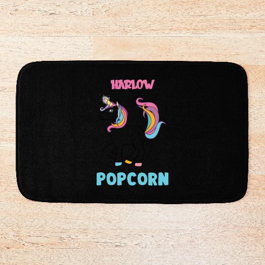 Harlow And Popcorn Merch Popcorn The Pony Bath Mats