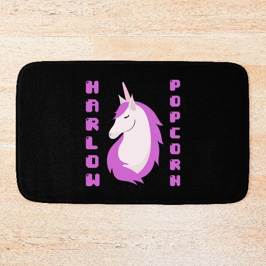 Harlow And Popcorn Merch Popcorn The Pony Bath Mats