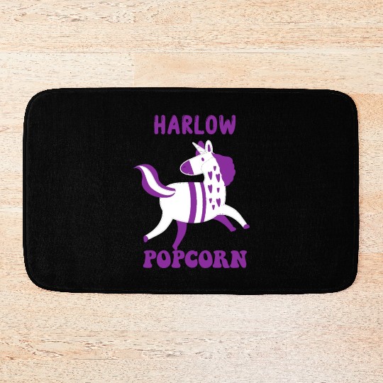 Harlow And Popcorn Merch Popcorn The Pony Bath Mats