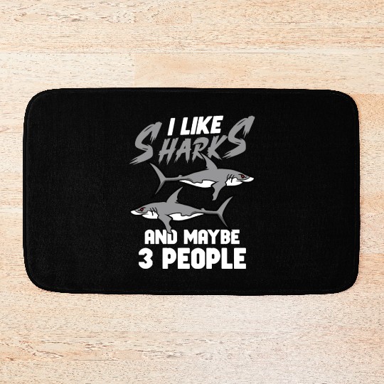 Shark Ocean Predator Sea Creature Bath Mats