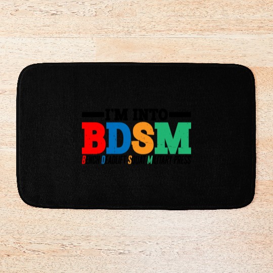 Im Into BDSM Bench Squat Deadlift Military Press16 Bath Mats