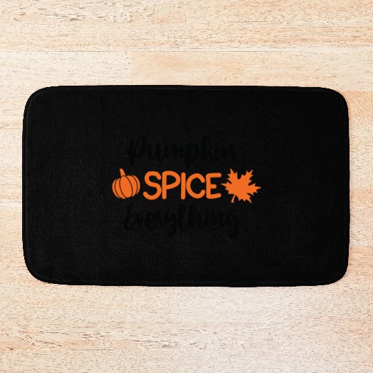 Pumpkin Spice Everything Bath Mats