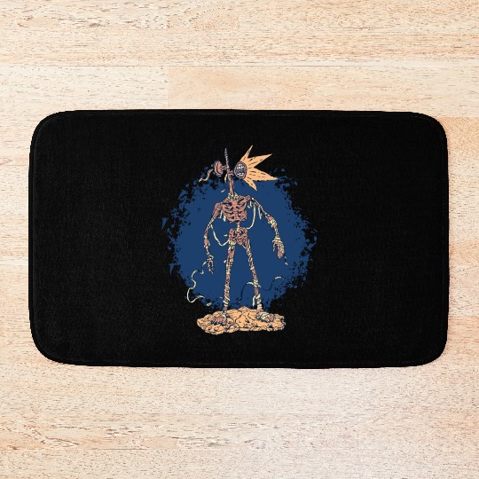 Scary creepy mummy skeleton Scary creepy mummy ske Bath Mats