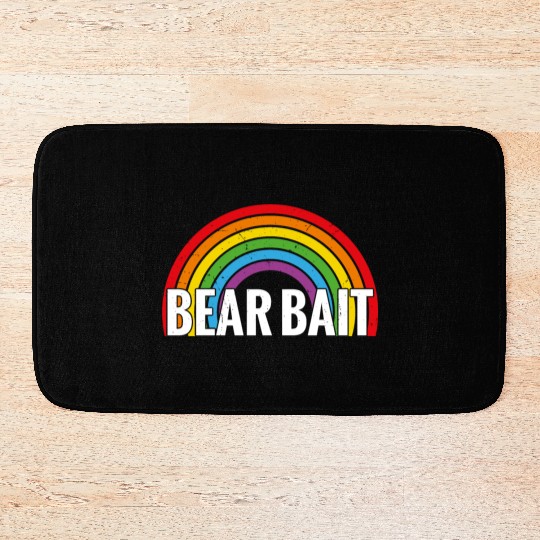 Gay Bear Bait Pride - Subgroup LGBTQ Community Bath Mats