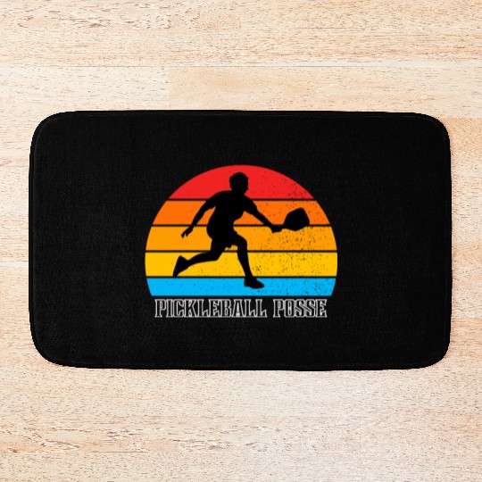 pickleball dad pickleball ladies Bath Mats