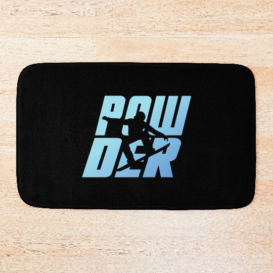 Snowboarder, Snowboarding, Snowboard - Powder Bath Mats