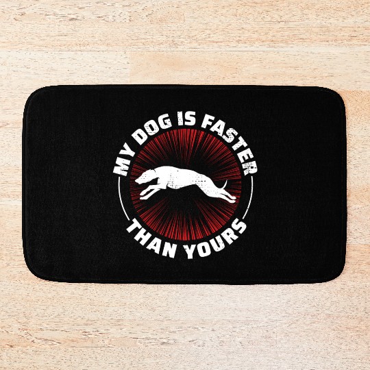 Greyhound Racing Dog Pet Race Animal Racer Bath Mats