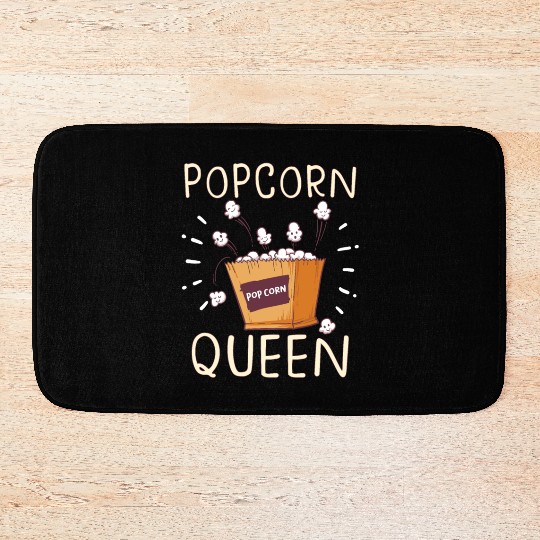 Movie Watching Cinema Popcorn Binge Watching Bath Mats