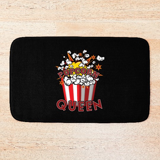 Movie Watching Cinema Popcorn Binge Watching Bath Mats