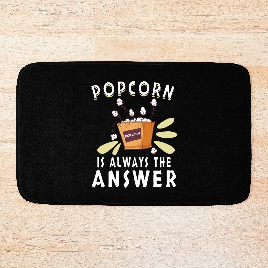 Movie Watching Cinema Popcorn Binge Watching Bath Mats