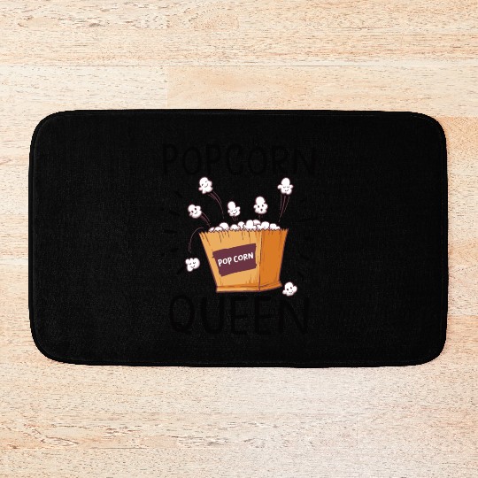 Movie Watching Cinema Popcorn Binge Watching Bath Mats
