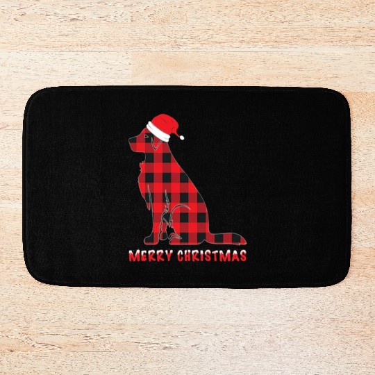 Dog's Christmas Bath Mats