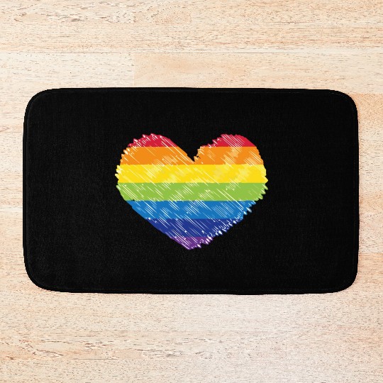 love is love Bath Mats