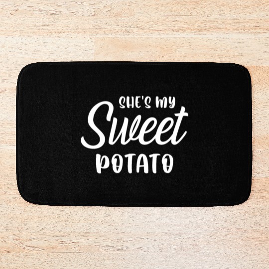 She s My Sweet Potato Bath Mats