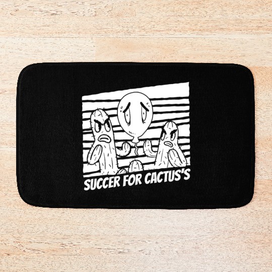 Cactus Gardening Balloon Bath Mats