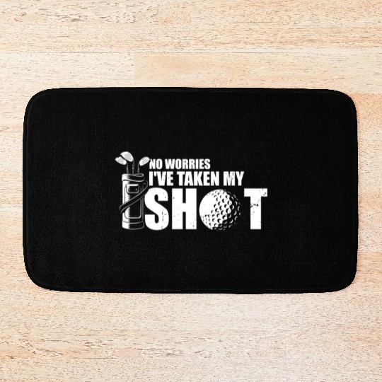 Hilarious Golfing Mockery Leisure Sarcasm Bath Mats