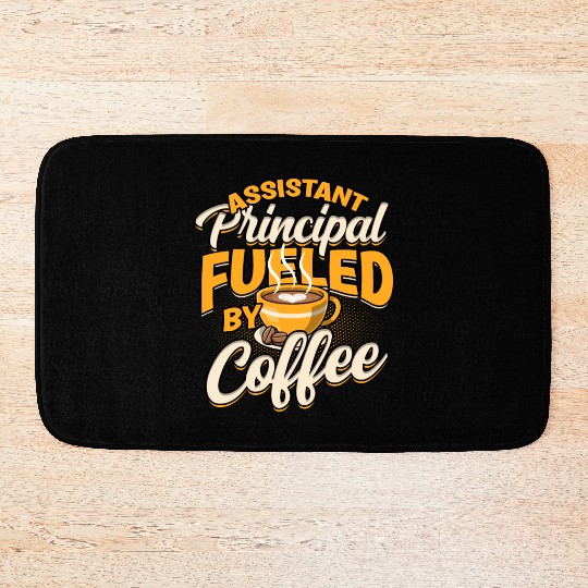 Assistant Principal Back School Teacher Principal Bath Mats