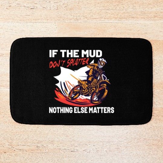 Dirt Bike Dirt Bike Riding Motocross Dirt Biking Bath Mats