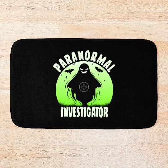 Ghost Hunting Paranormal Investigator Bath Mats