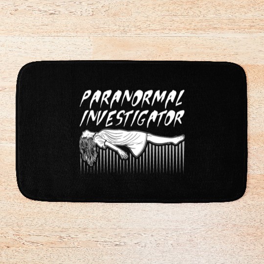 Ghost Hunting Paranormal Investigator Bath Mats