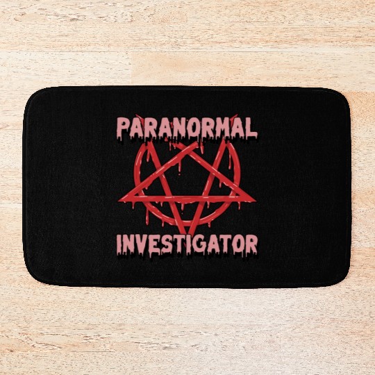 Ghost Hunting Paranormal Investigator Bath Mats