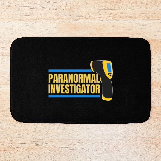Ghost Hunting Paranormal Investigator Bath Mats