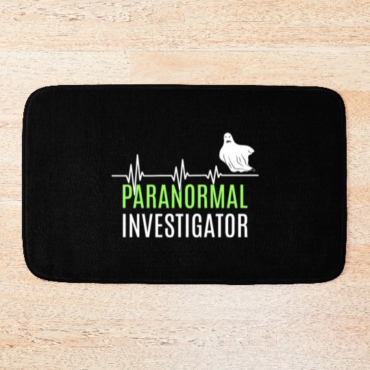 Ghost Hunting Paranormal Investigator Bath Mats