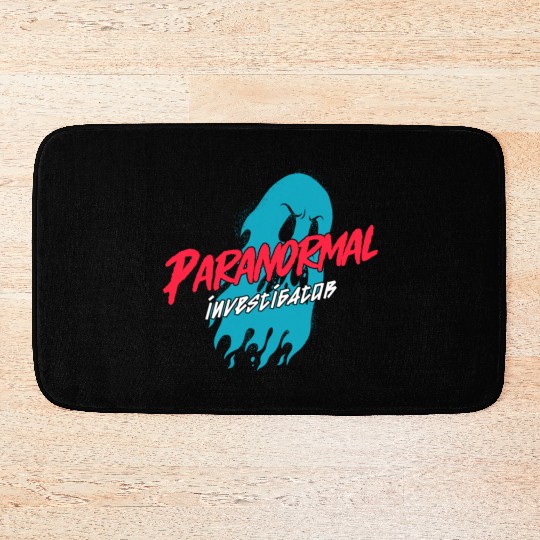 Ghost Hunting Paranormal Investigator Bath Mats