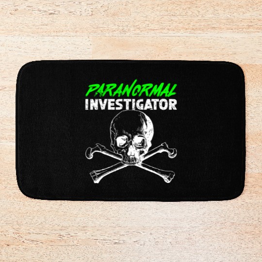 Ghost Hunting Paranormal Investigator Bath Mats