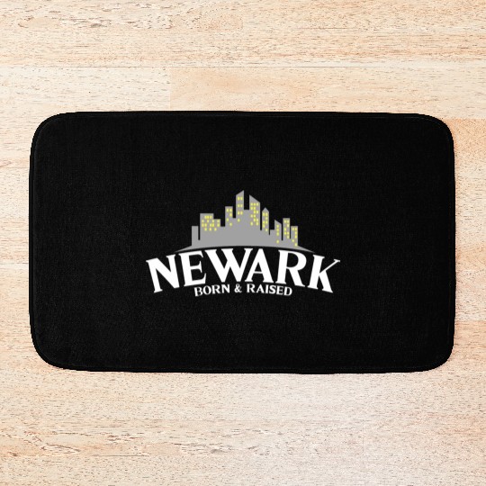 Born & Raised Usa New Jersey Newark Bath Mats