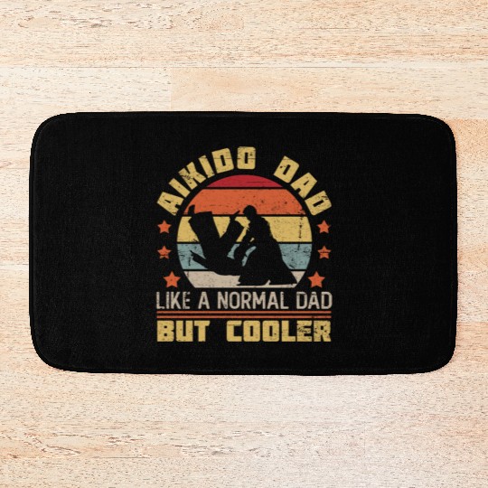 Aikido Dad Japan Taekwondo Karate Martial Arts Bath Mats