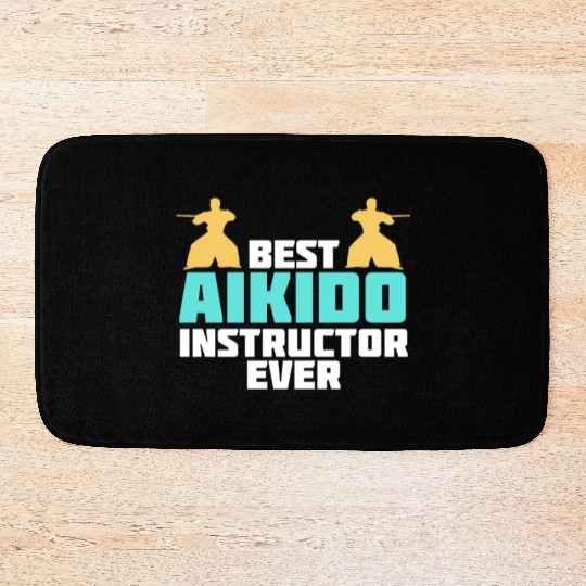 Aikido Instructor Japan Taekwondo Karate Martial Bath Mats