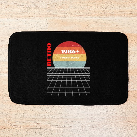 Retro 1986 Japan Bath Mats