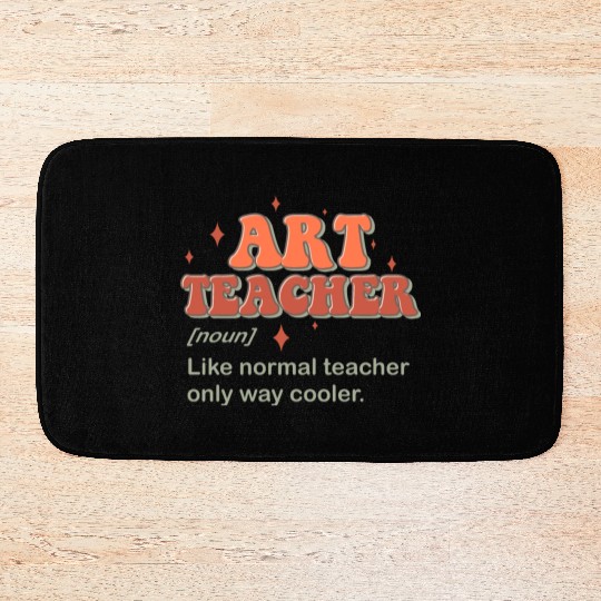 Art Teacher Bath Mats