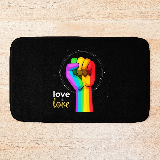 Love is Love LGBTQ+ Bath Mats