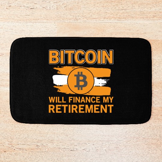 Bitcoin Retirement Crypto Currency Bath Mats