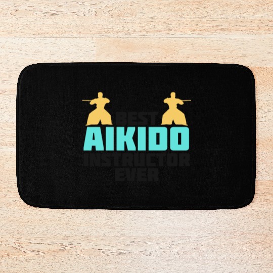 Aikido Instructor Japan Taekwondo Karate Martial Bath Mats