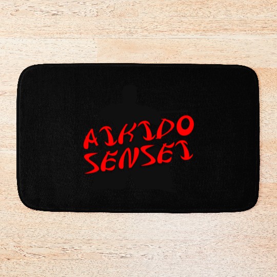 Aikido Sensei Japan Taekwondo Karate Martial Arts Bath Mats