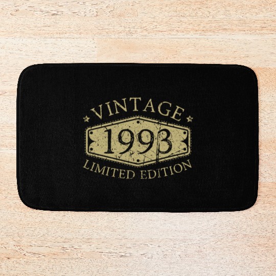 30 Years Vintage 1993 Retro 30th Birthday Bath Mats