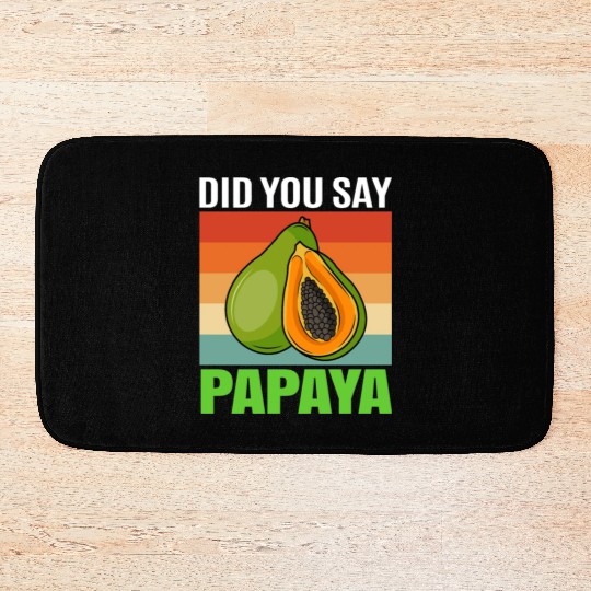 Did You Say Papaya Bath Mats